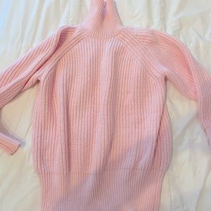 Goodnight Macaroon Size Large Pink Sweater Dress